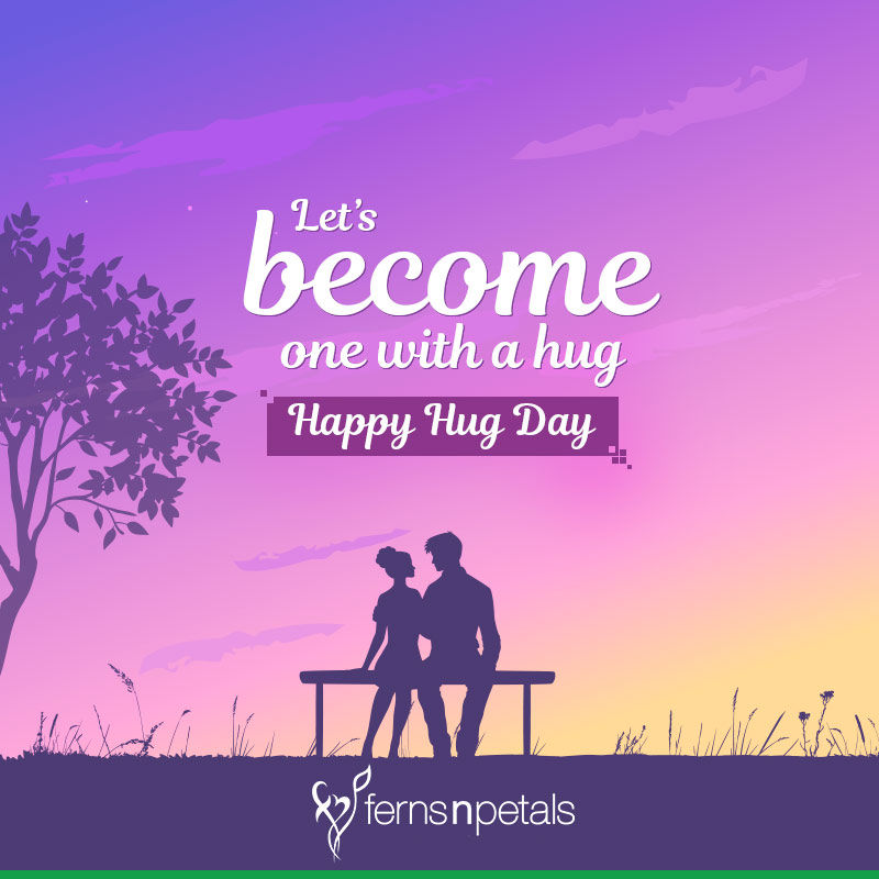 happy hug day status