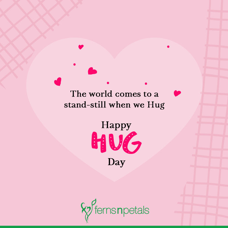 happy hug day friends