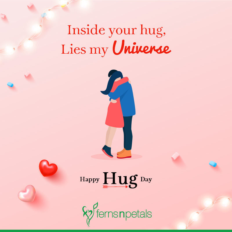 happy hug day for friends
