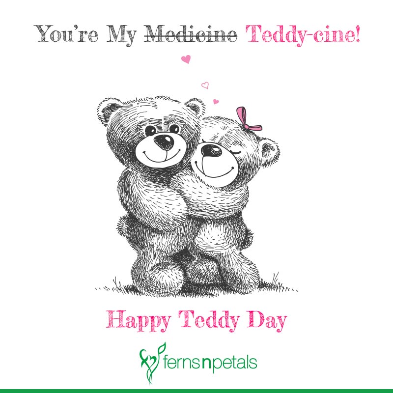 teddy day msg for love