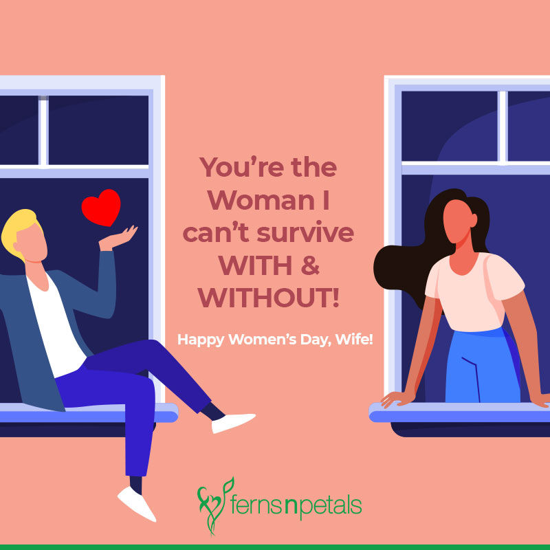 women's day wishes to wife