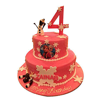 Animated movie Frozen Cake: Birthday Cakes 