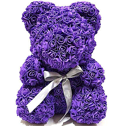 Artificial Roses Purple Teddy: 