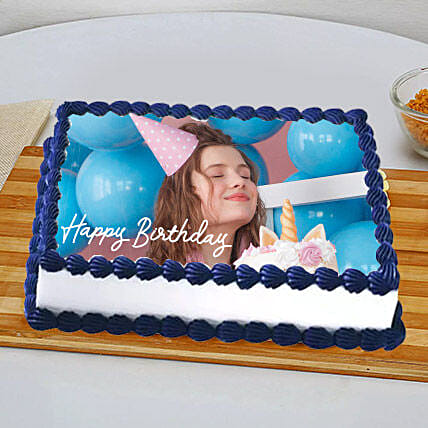 Birthday Photo Cake For BFF: 
