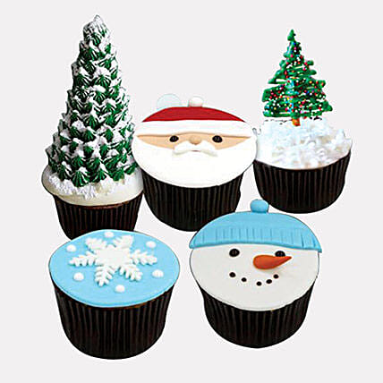 Christmas Fondant Cupcakes: Christmas Cakes