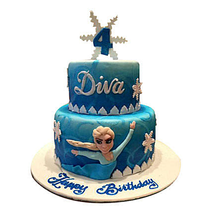 Elsa in Frozen Cake: Frozen Cakes