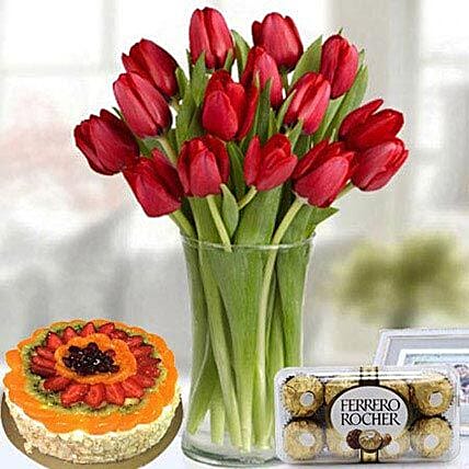 Enjoyable Delight: Tulips Flowers 