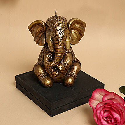 Ganesha Designer Candle: Diwali Candles