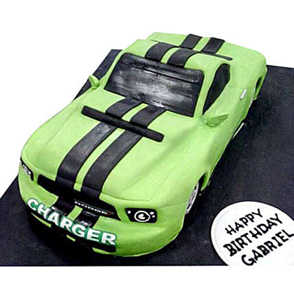 Green Dodge Cake: Car Cakes