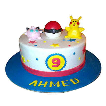 Jigglypuff N Pikachu cake: Pokemon Cakes 