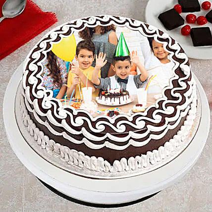 Joyful Birthday Photo Cake: Birthday Photo Cakes