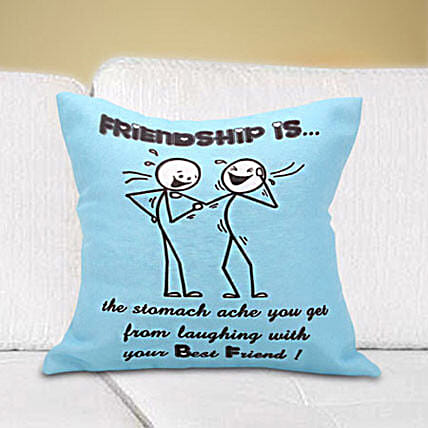 Laughing with Friends: Personalised Cushions 