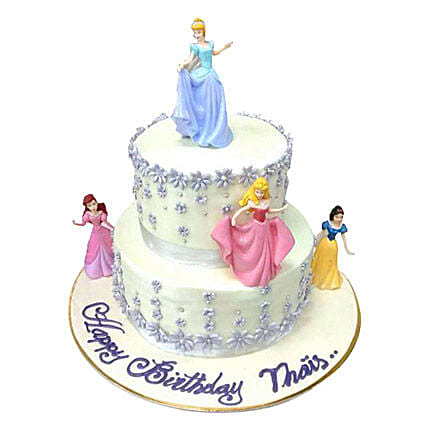 Lovely Princess Cake: Princess Theme Cake