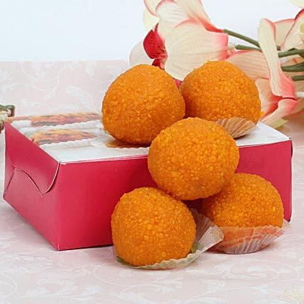 Motichoor Laddoo Box: Mothers Day Sweets