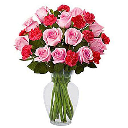 Nature in Glass Vase: 