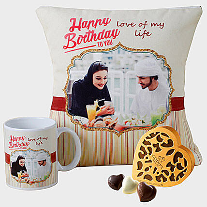 Personalised Cushion Mug and Godiva Chocolates: Godiva Chocolate Dubai