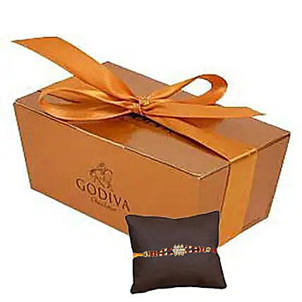 Rakhi with Godiva Chocolate: Rakhi Gifts for Brother