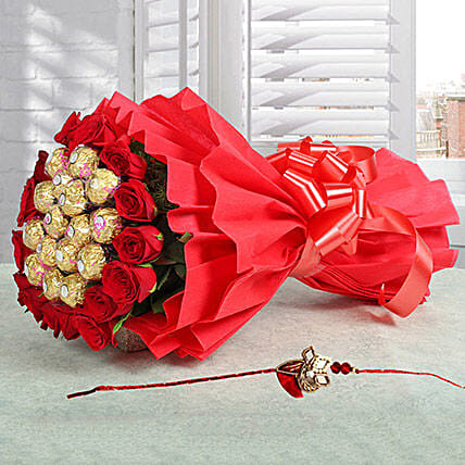 Sweet and Fragrant: Rakhi With Chocolates 