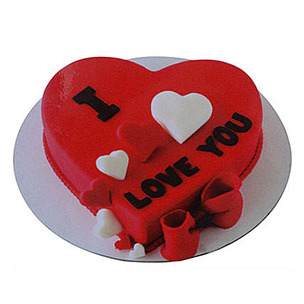 Valentine Heart Cake: Heart Shaped Cake Delivery