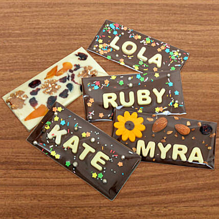 Personalised Milk Chocolate Bar: 