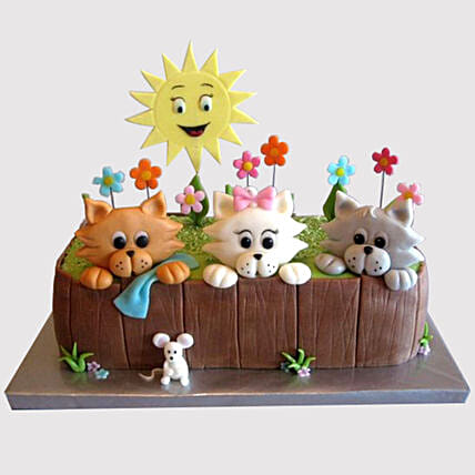 Happy Pets Cake: 1st Birthday Cakes