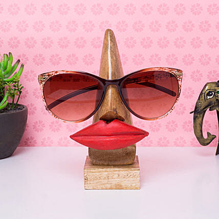 Lip Shaped Eyeglass Holder: Home Decor Items