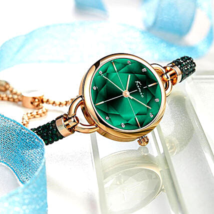KIMIO Shining Green Watch: Watches