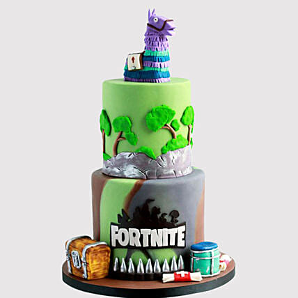Fortnite Treasure Chest Cake: Fortnite Birthday Cakes
