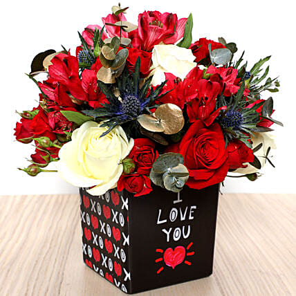 Love You Flower Vase: Valentine Gifts for Boyfriend