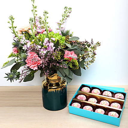 Best Mom Cookies N Flowers: Flowers & Chocolates for Mothers Day