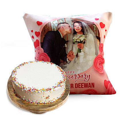 Anniversary Cushion and Rainbow Cake: Anniversary Cushions