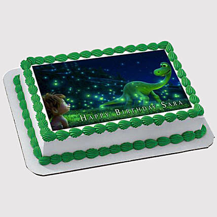 Magical Dinosaur Photo Cake: Dinosaur Theme Cakes
