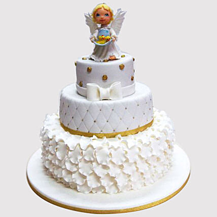 Welcome Angel Cake: Christening Cakes for Boys/Girls