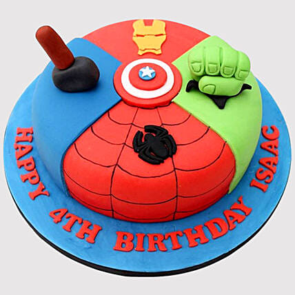 Avengers Special Fondant Cake: Avengers Cakes