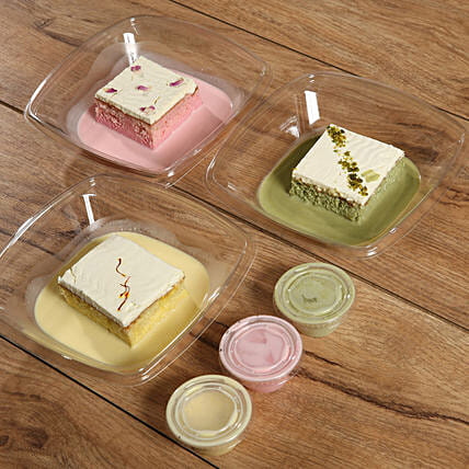 Set of 3 Flavored Milk Cake: Milk Cakes