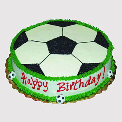 Football Cream Cake: Football Theme Cake