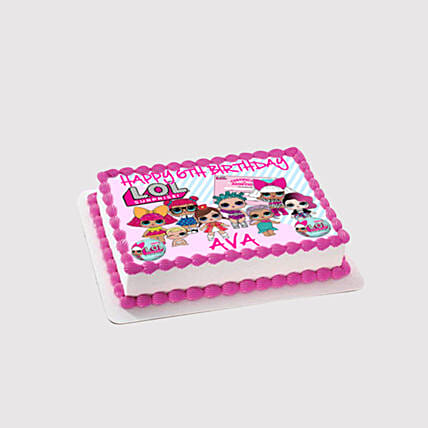 Lol Surprise Photo Cake: LOL Surprise Cakes