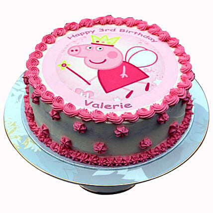 Peppa Pig Cream Cake: Peppa Pig Cake