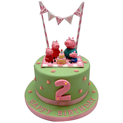 Peppa Pig Celebration Cake: Peppa Pig Birthday Cake
