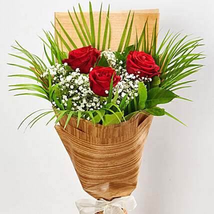 Magnificent Red Rose Bouquet: 