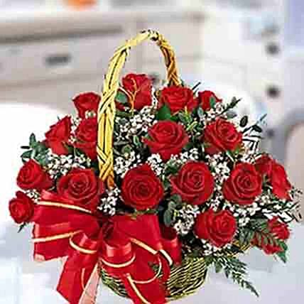 30 Red Roses Arrangement: Valentine Rose