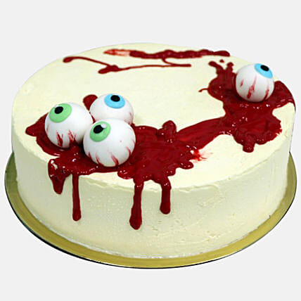 Spooky Eye Balls Halloween Cake 1Kg: Halloween Gifts