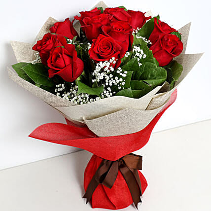 Bunch Of Ravishing Roses: Valentine Day Roses
