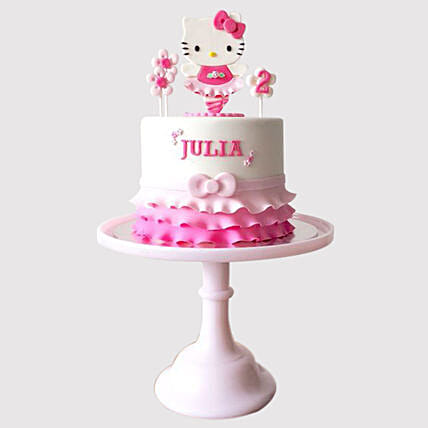 Hello Kitty Themed Cake: 