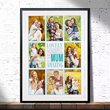 Wonderful Mom Photo Frame: Personalized Gifts for Mother's Day