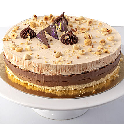 4 Portions Chocolate Hazelnut Cake: Chocolate Cakes 