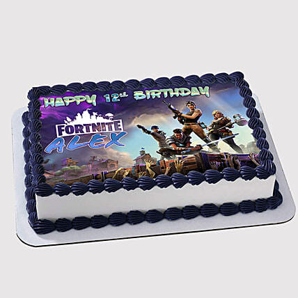 Fortnite Birthday Photo Cake: Fortnite Cakes