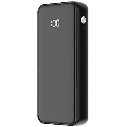 Black Compact Powerbank: 