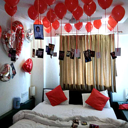 Personalised 25 Red Helium Balloons Decor: Party Supplies to Abu Dhabi