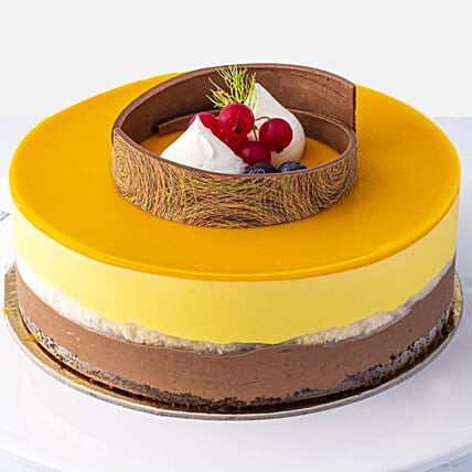 4 Portions Mango Cake: 